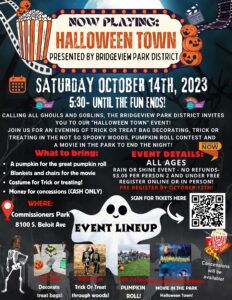 Halloween Town event flyer